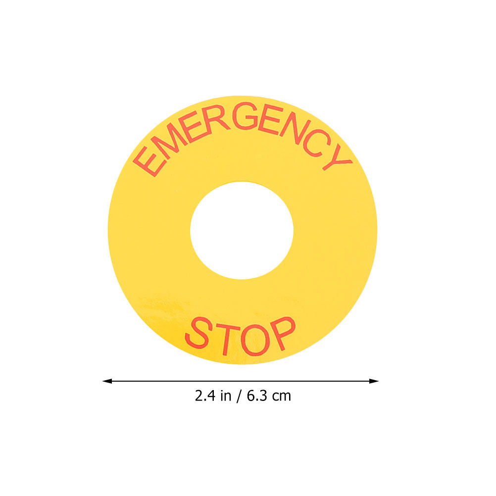 2 шт. наклеек с символом авари – обзор и цена Heavy Equipment Sign