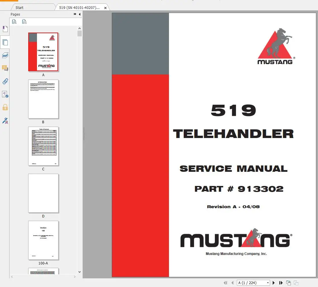 AutoDVD2 Mustang Machinery Hea – обзор и цена Heavy Equipment Service