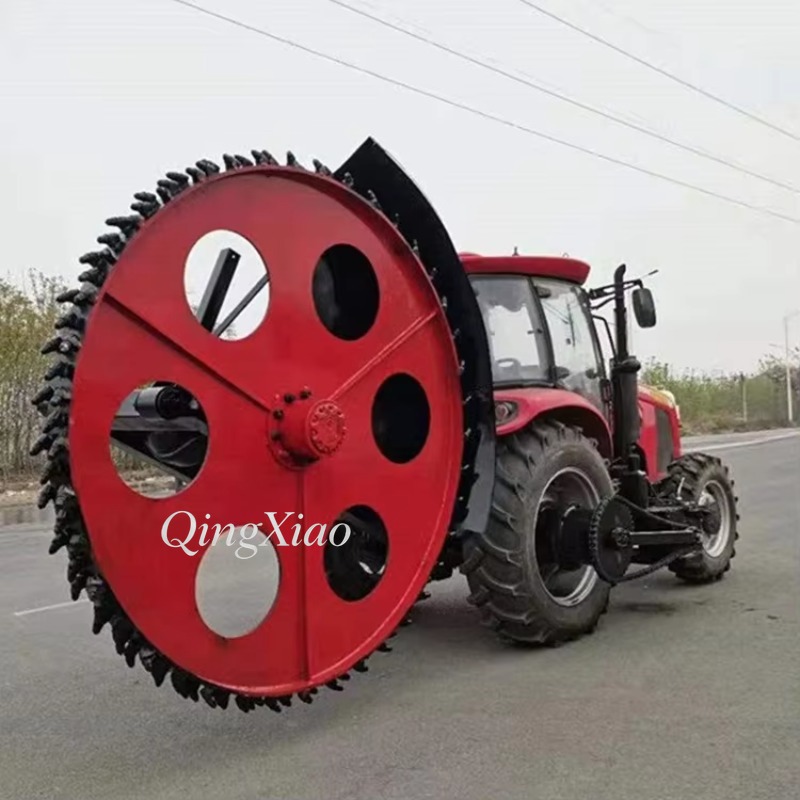 Дисковый траншеекопатель с при – обзор и цена Heavy Equipment Trencher